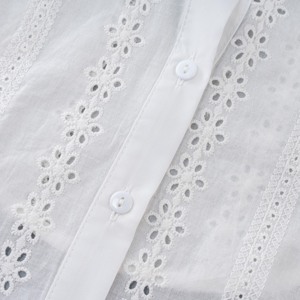 Camisón <span class=keywords><strong>de</strong></span> encaje para mujer con cuello <span class=keywords><strong>de</strong></span> <span class=keywords><strong>perlas</strong></span>, camiseta con cuello falso <span class=keywords><strong>de</strong></span> piedra natural para hombre, cuello clerical pastoral para hombre - Product Image 4