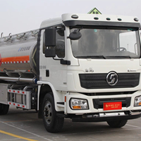 Camion-citerne à carburant en aluminium Shacman L3000 4x2, véhicule de transport de pétrole