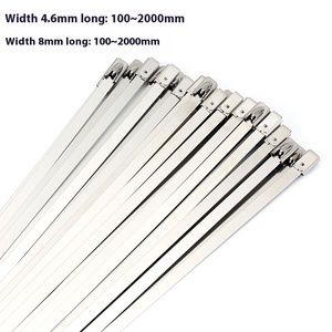 للبيع بالجملة ، روابط كبل من الفولاذ المقاوم للصدأ ، روابط معدنية ذاتية القفل ، مغلفة بالبلاستيك المخصص بطول الكابل من من من من من من من من من الصلب المقاوم للصدأ من من من من من من من من من من من من من من من من من من من من من من من من من من من من من من من من ومن ثم - Product Image 2