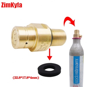 Válvula de conexión rápida compatible con el modelo DUO Terra Art, nueva herramienta neumática de repuesto para cilindros de soda, latón dorado - Product Image 5