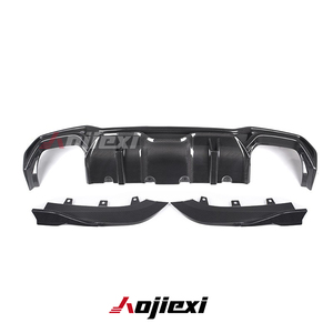 Diffusore Posteriore in Fibra di Carbonio Stile SQ per <span class=keywords><strong>BMW</strong></span> <span class=keywords><strong>Serie</strong></span> <span class=keywords><strong>4</strong></span> G22 G23 <span class=keywords><strong>Coupé</strong></span> 2020+ Perfetto Splitter Paraurti Posteriore Kit Carrozzeria di Alta Qualità - Product Image 2