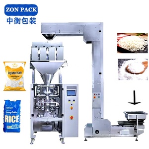 1kg 2kg 5kilo 10kg Plastic Bag Packaging Vertical Automatic Linear <strong>Scale</strong> <strong>Weighing</strong> Rice Pouch Packing Machine - Product Image 2
