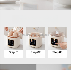 Machine à petit-déjeuner multifonctionnelle pour faire bouillir, cuire à la <span class=keywords><strong>vapeur</strong></span> et frire avec panier <span class=keywords><strong>vapeur</strong></span>, <span class=keywords><strong>cuiseur</strong></span> à œufs <span class=keywords><strong>compact</strong></span> - Product Image 4