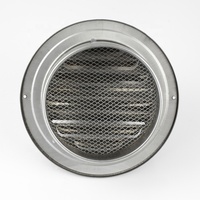 Grille de ventilation murale moderne en acier inoxydable et aluminium, étanche, pour système CVC