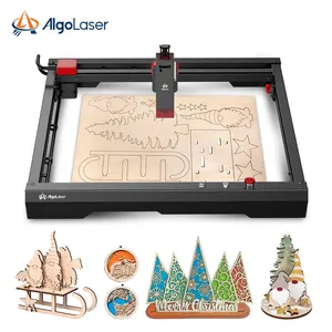 Algolaser Alpha Laser Engraver Machine 10W Output Power, CNC Laser Engraver for Wood and Metal, Paper, Acrylic, Glass, Leather