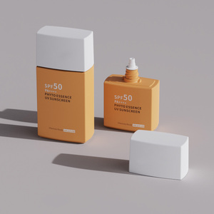 Vente en gros de flacons cosmétiques de luxe de 30 ml et 50 ml, carrés, vides, pour crème solaire, crème <span class=keywords><strong>BB</strong></span>, crème CC, lotion - Product Image 3