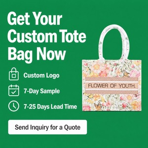 Factory Wholesale Customizable Fashion Patterned Stylish Portable <b>Canvas</b> Tote <b>Handbags</b> for Women Reusable - Product Image 6