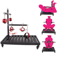Fétiche Bdsm Bondage accessoires cadre de retenue esclave formation cou collier menottes cheville menottes équipement érotique jouets sexuels pour les femmes