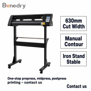 เครื่องตัดสติ๊กเกอร์ไวนิล Heat Press KH-720A ขนาด 720 มม. (28 นิ้ว) ระยะป้อน 630 มม. ตัดแบบแมนนวล พร้อมมอเตอร์สเต็ปเปอร์ รองรับ Signmaster สำหรับสติ๊กเกอร์และสติ๊กเกอร์ติดรถยนต์ - Product Image 2