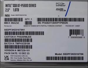 Horng Shing Intel ชุด P5600 SSDPF2KE016T9N1/2032T9N1/2064T9N1 TLC/3dwpd/PCIe 4.0x4 1.6T/<span class=keywords><strong>3</strong></span>.2T/6.4T U.2 - Product Image 4
