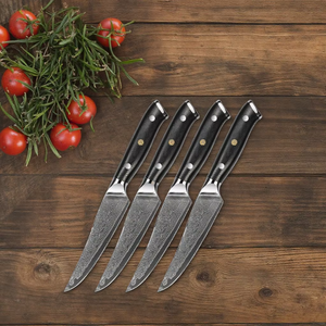 Cuchillo <span class=keywords><strong>para</strong></span> <span class=keywords><strong>Carne</strong></span> WAIKIN AUS-10, Acero <span class=keywords><strong>de</strong></span> Damasco, Mango G10, 4.5 Pulgadas, 60 HRC, Ambidiestro, <span class=keywords><strong>para</strong></span> Cocina, con Caja <span class=keywords><strong>de</strong></span> Regalo - Product Image 5