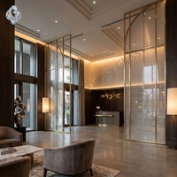 Cloison décorative en verre artistique câblé pour salle de bain, escalier, salle à manger, salon, hôtel, villa, bureau – Personnalisation sur mesure