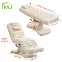Lits de massage électriques de luxe pour esthéticiennes, salons de beauté et spas faciaux, lits pour extensions de cils