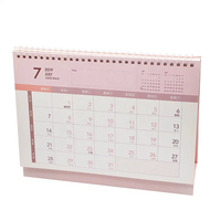 Formes mois carton table accessoires inspirants histoire numérique innovant support en or blocs quotidiens blanc a2 calendrier de bureau