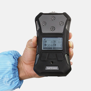 Detector de Gases Múltiples Portátil y Robusto con Pantalla LCD, Resistente al Agua y al Polvo (IP67), Muestreo por Aspiración, Alarmas de Sonido, Luz y Vibración para Cuatro Sondas - Product Image 5