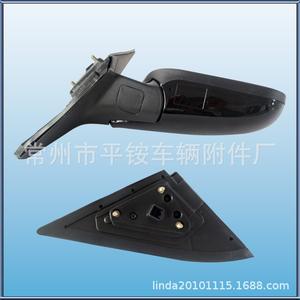 Rétroviseur latéral de voiture Hyundai 879400C460, miroir plat noir ABS pour remplacement et réparation - Product Image 4