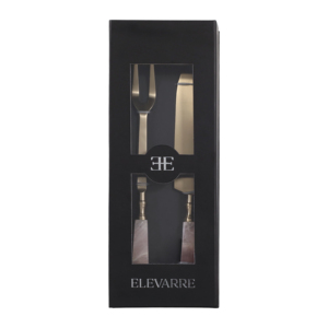Set di utensili da portata in quarzo e metallo con manico lungo per ristorazione, servizio da tavola contemporaneo, accessori da cucina - Product Image 2