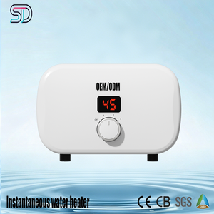 Calentador de Agua sin Tanque con Control de Termostato y <span class=keywords><strong>Temporizador</strong></span>, Calentador de Agua sin Tanque Anti-escaldaduras - Product Image 1