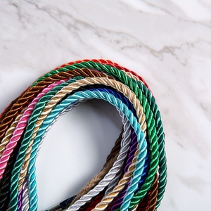 Yibo polyester bông bện xoắn xử lý dây thừng Dây buộc dây bao bì dây - Product Image 2