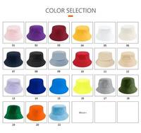 Casquette Bob Personnalisée avec Logo Brodé, Couleur Unie, Style Pêcheur, pour Adulte, Idéale Plage, Décontractée, Extérieur, Fête, Voyage, Motif Carreaux