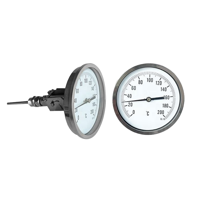 2 Inch Stainless Steel Bimetal Digital Thermometer IP65 0-500C Range for BBQ Grill Oven Customizable OEM ODM Industrial