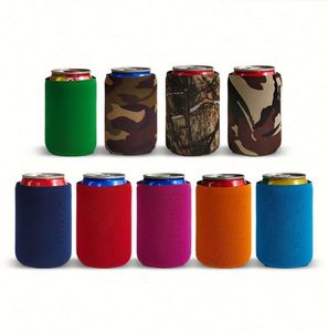 Funda de neopreno personalizada con logo impreso para latas y botellas de cerveza de 12 y 16 oz, tipo Coozies delgadas y altas. - Product Image 4