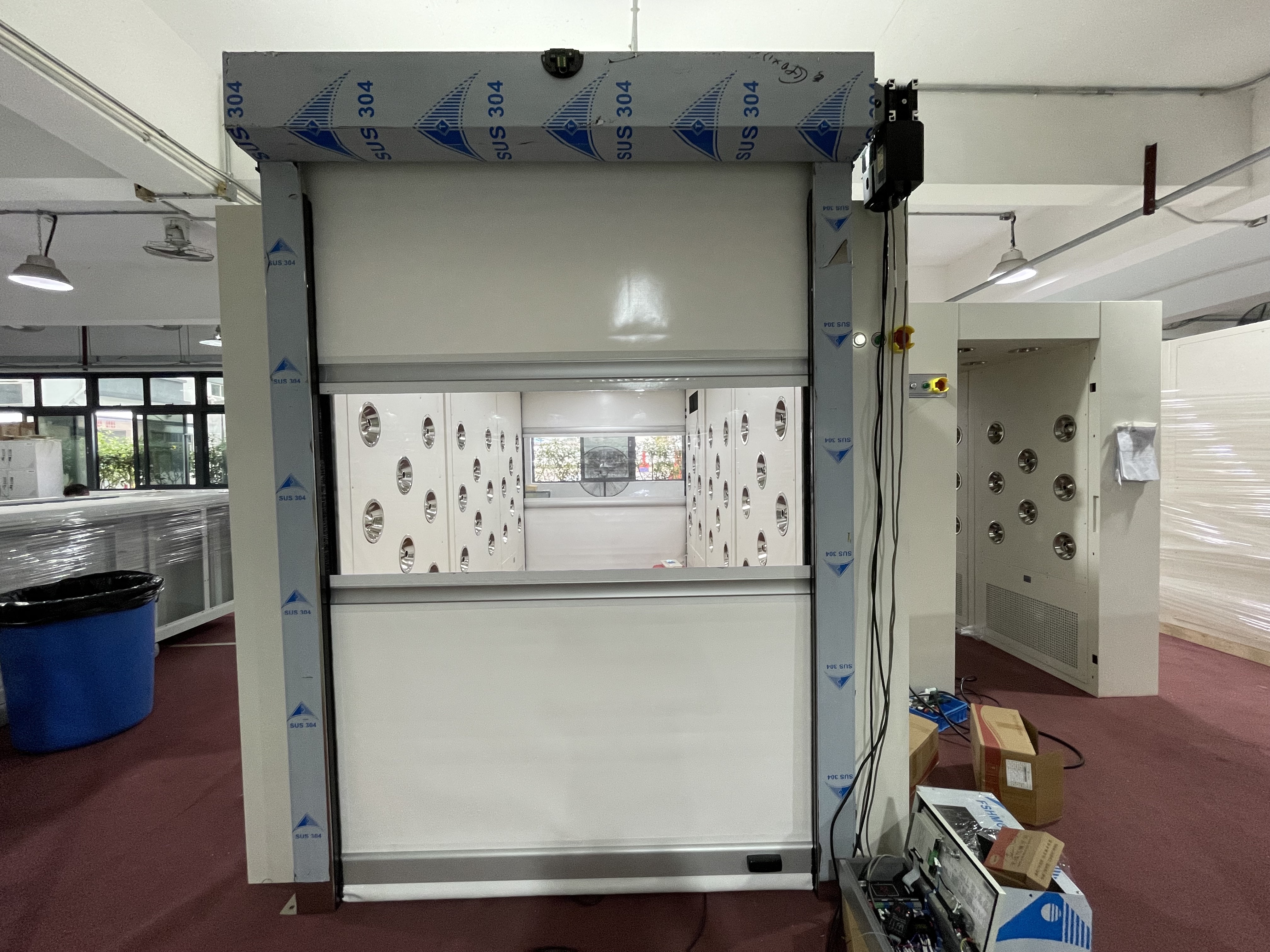 nuclear radiation air filtration system for bunker