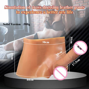 Siliconen Draagbare Holle Entiteit Menselijk Lichaam Huid Realistische Dildo Broek Anale Plug Ass Plug Vrouwelijke Masturbatie Penis Seksspeeltjes - Product Image 5
