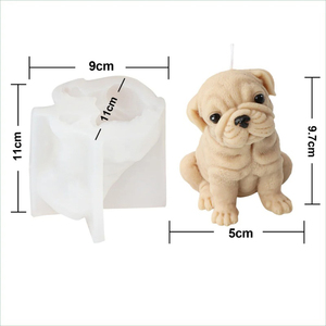 Sớm Riser 3D Silicone khuôn chó để nướng cho bánh mousse <span class=keywords><strong>Pug</strong></span> <span class=keywords><strong>Pug</strong></span> sinh nhật xử lý sô cô la Jello fondant <span class=keywords><strong>shar</strong></span> <span class=keywords><strong>PEI</strong></span> thiết kế - Product Image 5