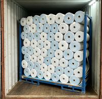 Rouleau de feutre non tissé imperméable sur mesure pour la protection des sols, 100-300 GSM, tapis en polaire adhésif pour la peinture à l'huile et la rénovation