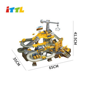 ITTL drôle BO ingénierie <span class=keywords><strong>garage</strong></span> alliage enfants petite fente de stationnement électrique voiture piste ensemble <span class=keywords><strong>jouets</strong></span> avec <span class=keywords><strong>voitures</strong></span> - Product Image 5