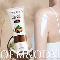 Private Label Vegan Collageen Fruit Kruiden Verlichtende Verzorgende Kokosolie Vitamine E Huidverzorgende Verhelderende Body Cream