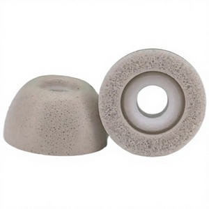 Almohadillas de espuma viscoelástica de repuesto para B&O Beoplay EX, con aislamiento de ruido y rebote lento, cubiertas para auriculares Bluetooth, color negro y gris - Product Image 2