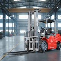 Montacargas Eléctrico Liftron CPD35L de 3.5 Toneladas para Distribución de Materiales Industriales y Tareas de Logística en Interiores