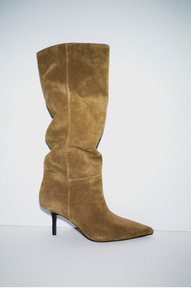 <span class=keywords><strong>Stivali</strong></span> al ginocchio da donna Jishi in <span class=keywords><strong>camoscio</strong></span> autunno/inverno <span class=keywords><strong>con</strong></span> <span class=keywords><strong>tacco</strong></span> <span class=keywords><strong>a</strong></span> <span class=keywords><strong>spillo</strong></span>, punta affusolata, suola in gomma, alla moda, <span class=keywords><strong>con</strong></span> aumento di altezza - Product Image 5