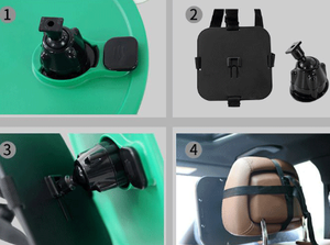 Styles de vente chaude facile à installer fermement fixe miroir grenouille grand <span class=keywords><strong>Angle</strong></span> miroir de voiture pour bébé pour sièges de voiture orientés vers l'arrière - Product Image 6