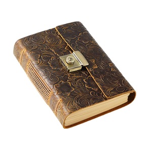 Tùy chỉnh chính hãng da phong cách cổ điển máy tính xách tay mã hóa khóa thiết kế mới da kế hoạch notepad cho du lịch quà tặng mới lạ - Product Image 6