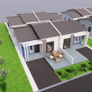 Casa Modular Semi-Independiente de 42 m², 2 Dormitorios, 1 Baño, Sistema de Hormigón con Estructura de Acero, Casa Prefabricada en Ecuador - Product Image 6