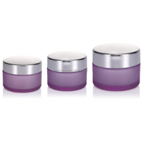 Flacon rond pour crème cosmétique 50 ml en PP/PET, gravure personnalisée couleur et logo, pour emballage de voyage, boîte vide