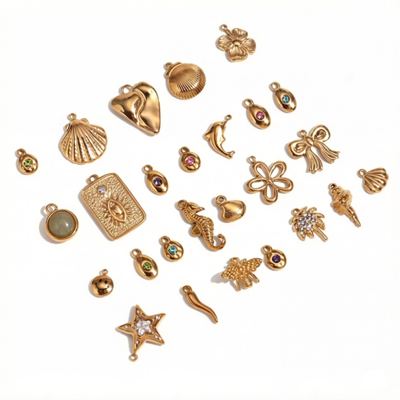 Fashion Gold Plated Stainless Steel Small