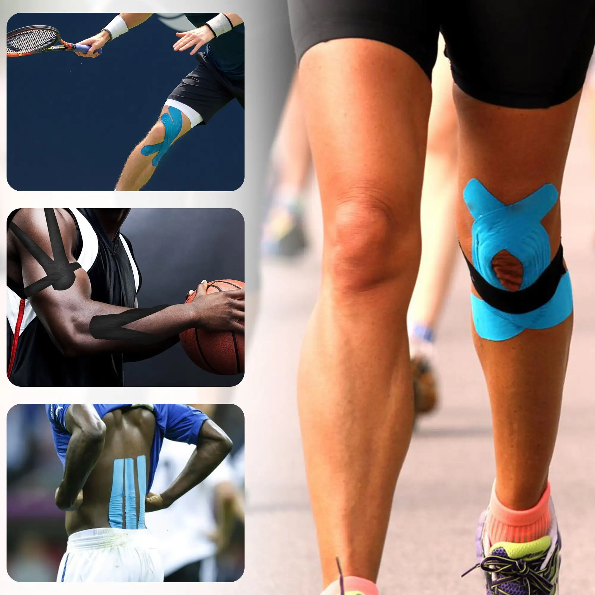 Multicolor Sports Fitness Muscle Kinesiology Tape