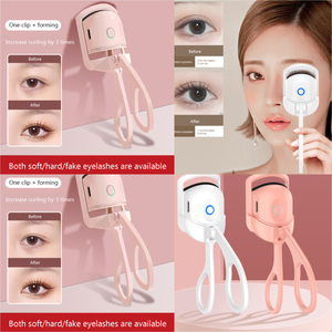 Recourbe-cils chauffant en gros, mini, rechargeable par USB, pour des boucles longues et durables, outil de maquillage beauté - Product Image 4