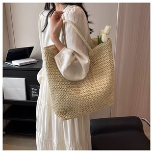 Bolso <span class=keywords><strong>de</strong></span> <span class=keywords><strong>Playa</strong></span> Grande Estilo Boho 2025 para Mujer, Tejido a Mano, con Correa <span class=keywords><strong>de</strong></span> Hombro, Forro <span class=keywords><strong>de</strong></span> Terciopelo Piel <span class=keywords><strong>de</strong></span> Durazno, Cierre <span class=keywords><strong>de</strong></span> Cremallera, Personalizable - Product Image 1