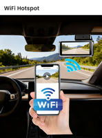 Cámara para Auto 4G 4K de Doble Canal con GPS, ADAS, BSD, Visión Nocturna y Grabación en Bucle
