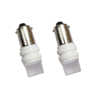 Ampoules LED BA9S 3D en céramique 2835 pour éclairage d'instrumentation, 12V 24V T4W H6W pour éclairage intérieur de voiture, feux de position latéraux et feux de plaque d'immatriculation