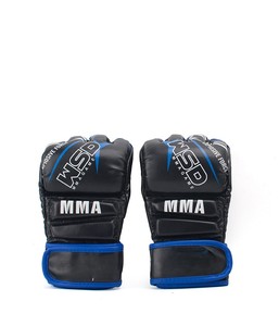 Yetişkin Sanda Muay Thai mücadele eğitimi özel Logo MMA yarım parmak boks eldiveni - Product Image 3