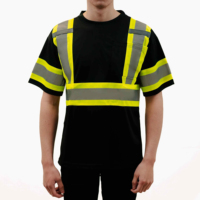 T-shirt de sécurité réfléchissant haute visibilité personnalisé, vêtements de travail à manches longues, séchage rapide, uniforme de sécurité pour la construction, logo personnalisé