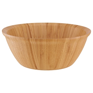 XH 12 Inch Large Wood <strong>Bamboo</strong> <strong>Salad</strong> <strong>Bowl</strong> , <strong>Bamboo</strong> Serving <strong>Bowl</strong> for Fruit <strong>Salad</strong> Serving