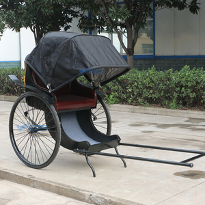 Rickshaw Retro Tradicional, Rickshaw Urbano de 2 Ruedas Pintado a Mano en Oferta - Product Image 1