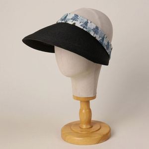 Spring Summer Wide Brim Straw Sun <b>Hat</b> <b>for</b> Women Sunshade Outdoor Beach Foldable Visor <b>Hat</b> with Floral Print Binding Ribbon - Product Image 6